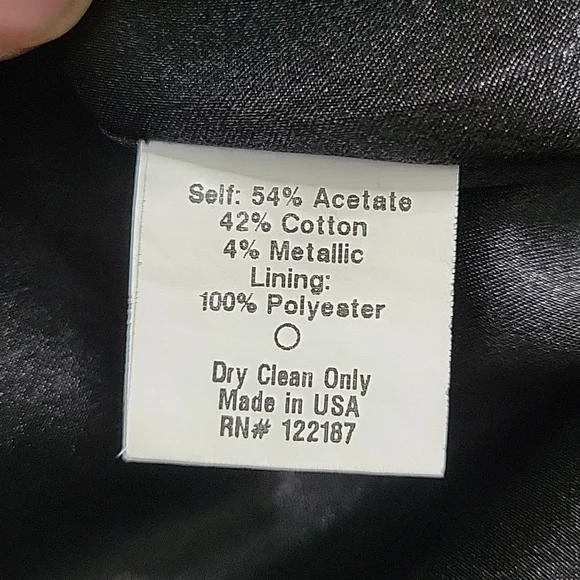 Wendy Katlen Black Metallic Sleeveless Dress - Picture 5 of 14